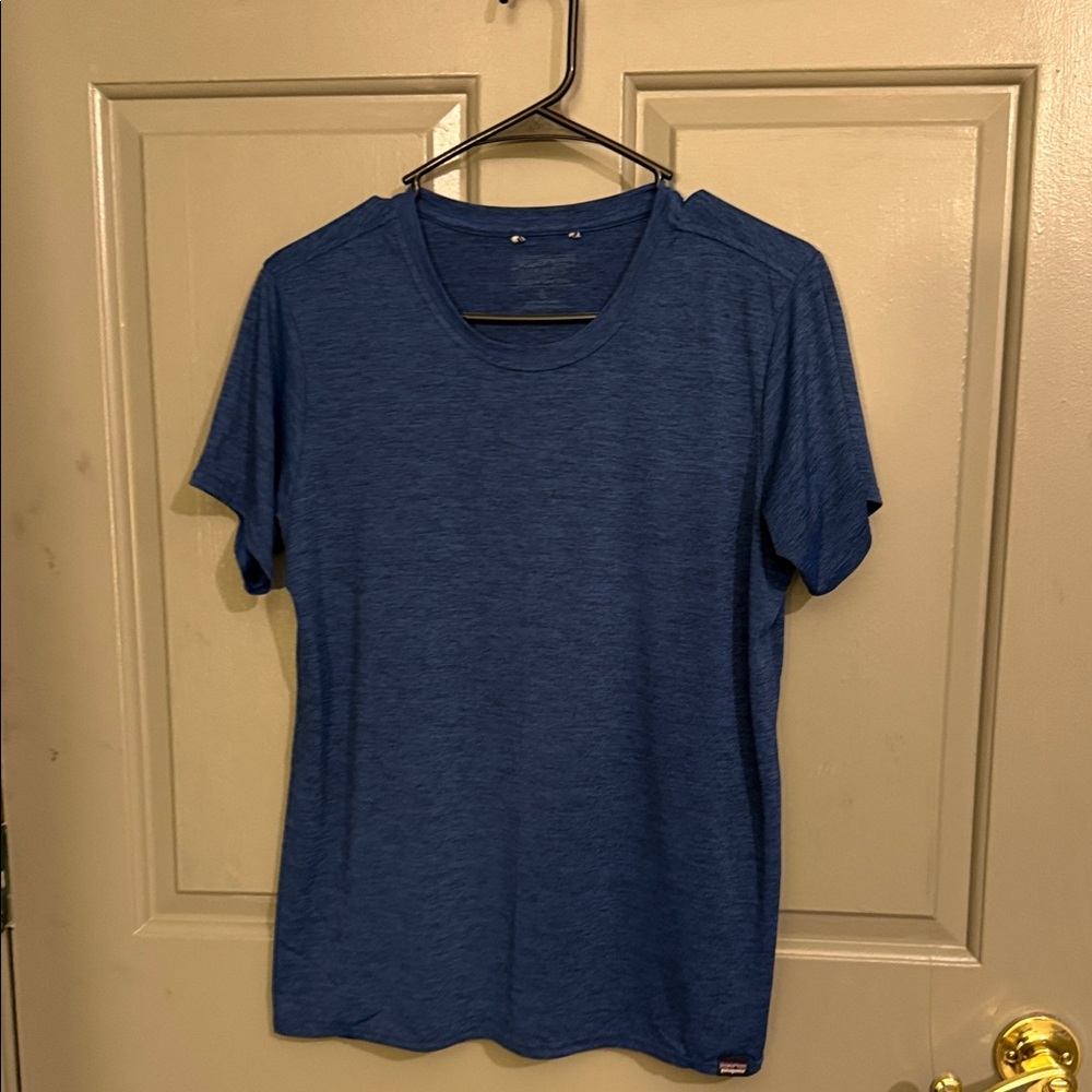 Patagonia Men's Heathered Blue Short Sleeve Tee